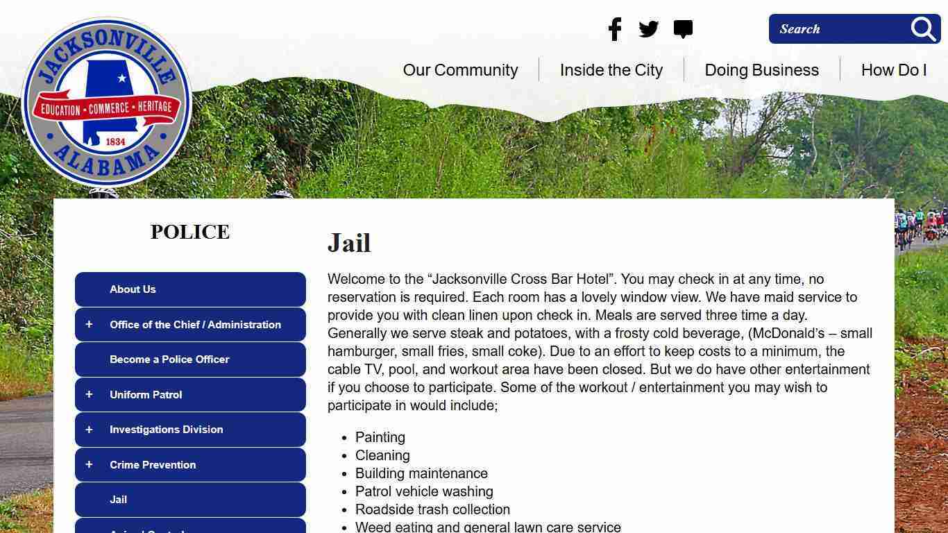 Jail | Jacksonville AL